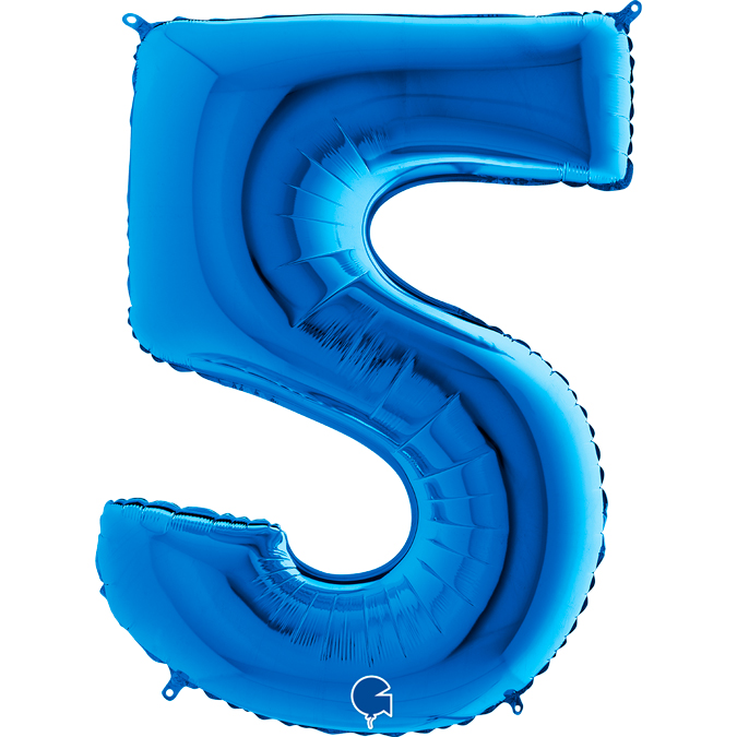005B-Number-5-Blue-1 grabo blue foil number five balloon