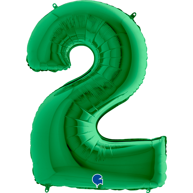 032Gr-Number-2-Green-1 grabo green 40 inch foil number two balloon