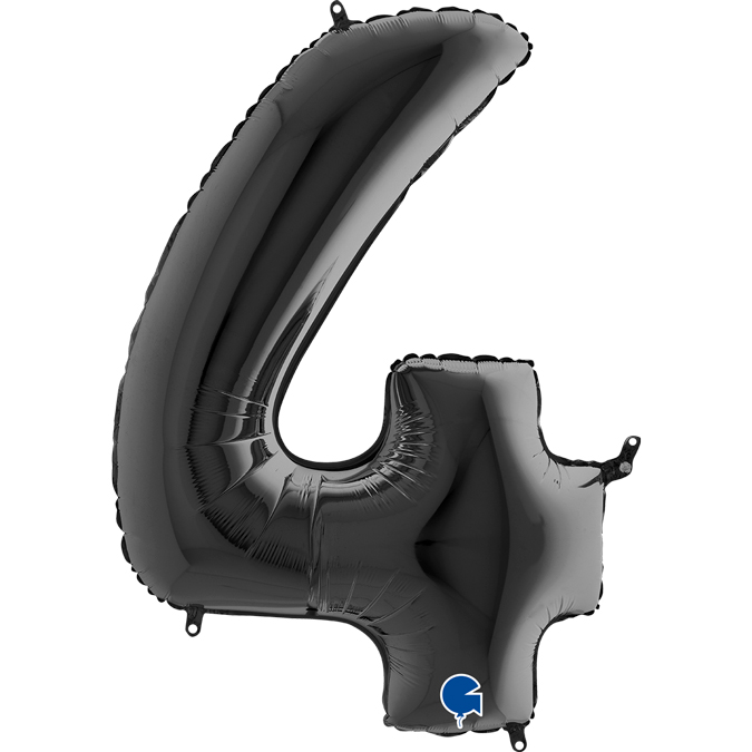 044K-Number-4-Black-1 black number four balloon
