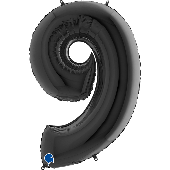 049K-Number-9-Black-1 black number nine balloon