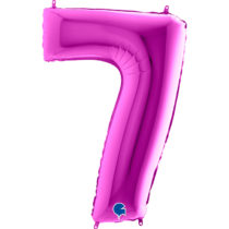 grabo purple foil number seven 7 balloon