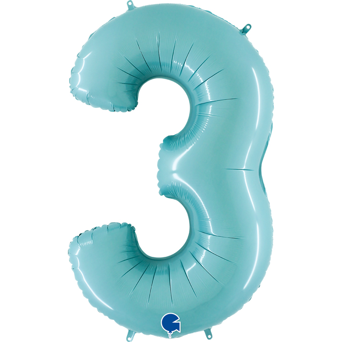 063PB-Number-3-Pastel-Blue-1 grabo pastel blue foil number three