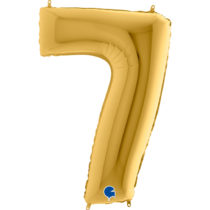 grabo gold 5 gold5 foil number 7 balloon