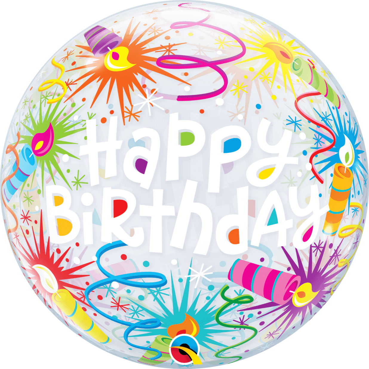 16658B_F&B-min BIRTHDAY LIT CANDLES BUBBLE | 22 INCH QUALATEX