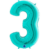 tiffany number three balloon
