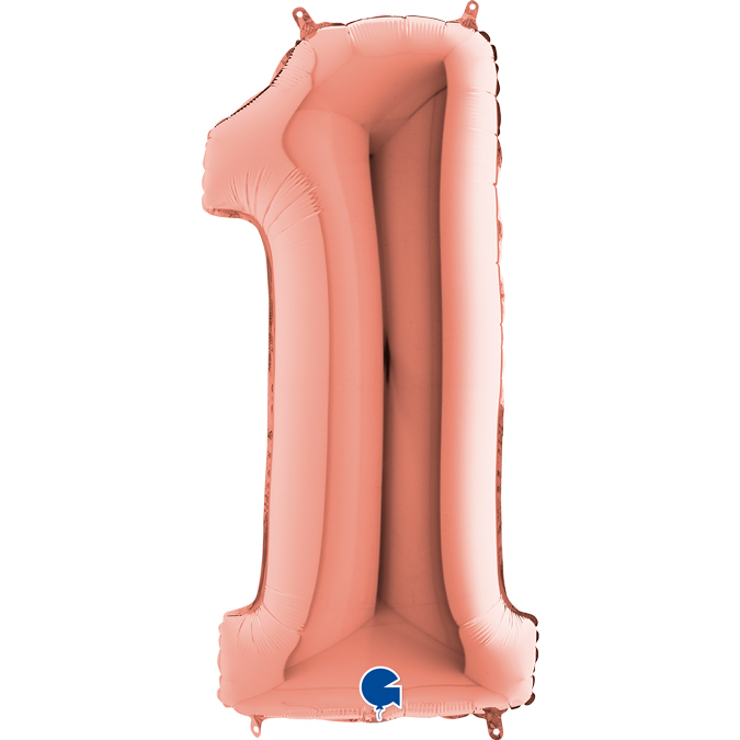 231RG-Number-1-Rose-Gold-1 rose gold number two balloon