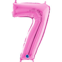fuxia number seven balloon