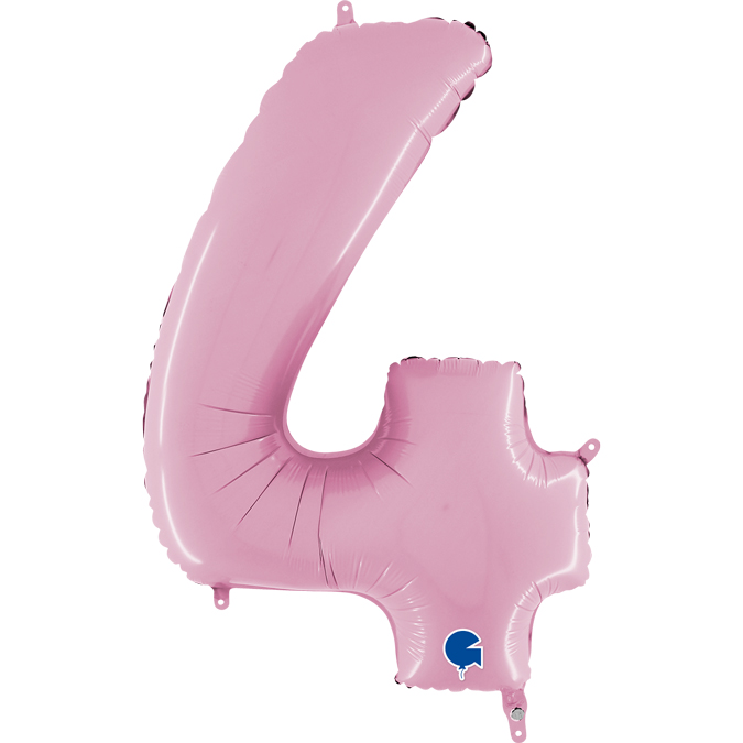 26074PP-Number-4-Pastel-Pink grabo pastel pink 26 inch number four balloon