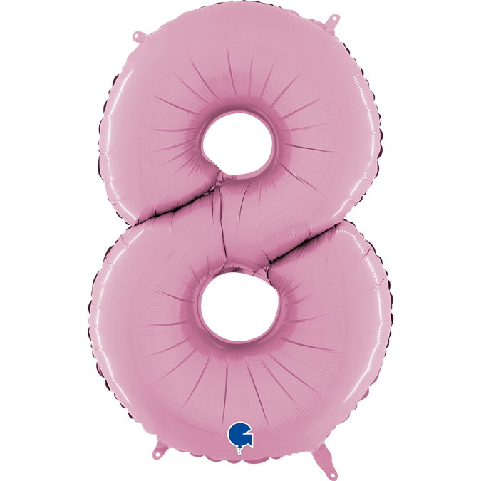 26078PP-Number-8-Pastel-Pink grabo pastel pink 26 inch number eight balloon