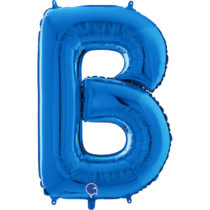 blue letter B balloon