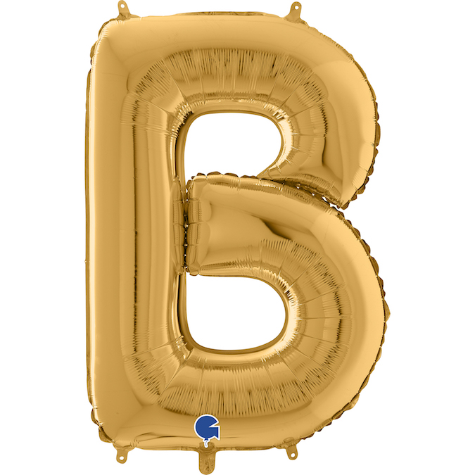 26212G-Letter-B-Gold gold letter B balloon