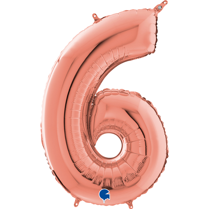 262306RG-Number-6-Rose-Gold-2 rose gold foil number 6 balloon