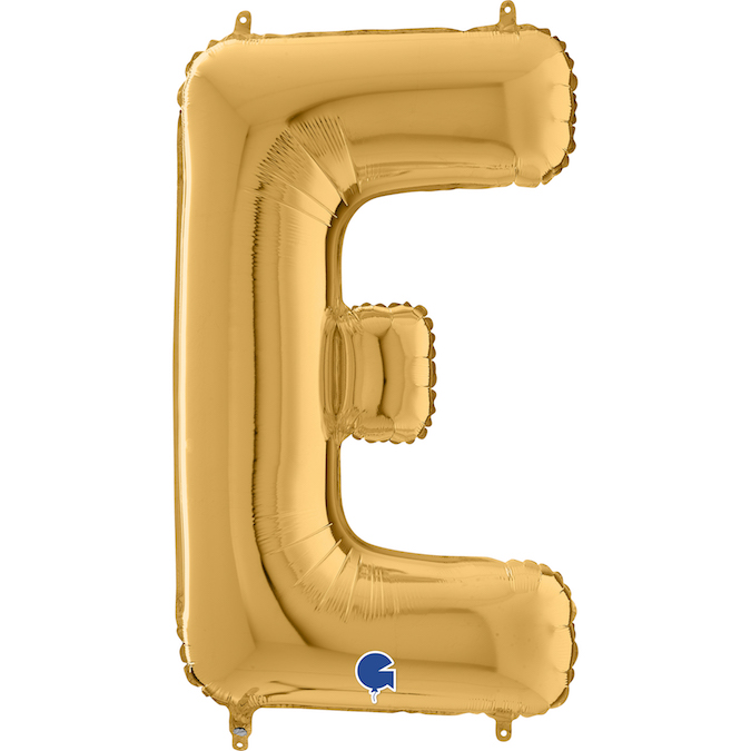 26242G-Letter-E-Gold gold letter E balloon