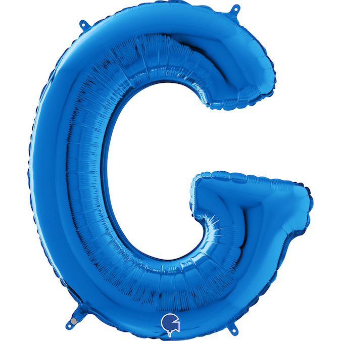 26260B-Letter-G-Blue blue letter G balloon