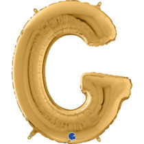 gold letter G balloon