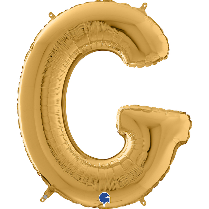 26262G-Letter-G-Gold gold letter G balloon