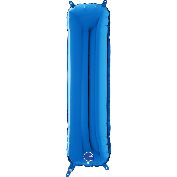 26280B-Letter-I-Blue blue letter I balloon