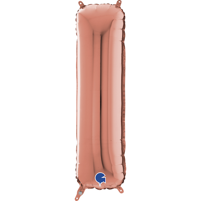 262823RG-Letter-I-Rose-Gold grabo rose gold 26 inch foil letter I balloon
