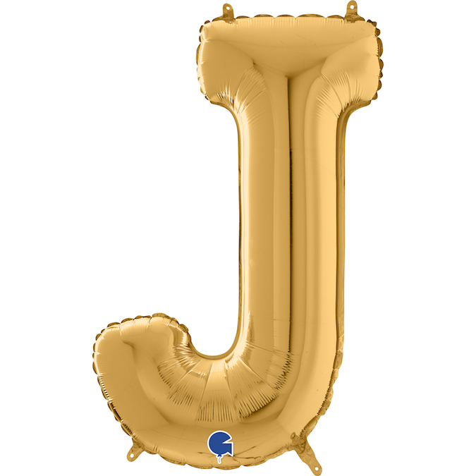26292G-Letter-J-Gold gold letter J balloon