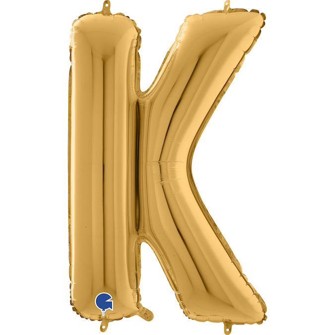 26302G-Letter-K-Gold gold letter K balloon
