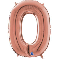 grabo rose gold 26 inch foil letter O balloon