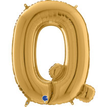 gold letter Q balloon