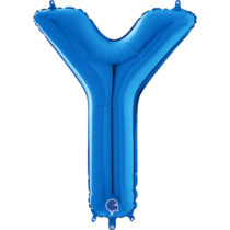 blue letter Y balloon