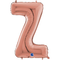 grabo rose gold 26 inch foil letter Z balloon