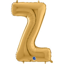 gold letter Z balloon