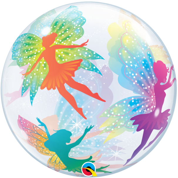 12236 copy MAGICAL FAIRIES & SPARKLES BUBBLE | 22 INCH QUALATEX