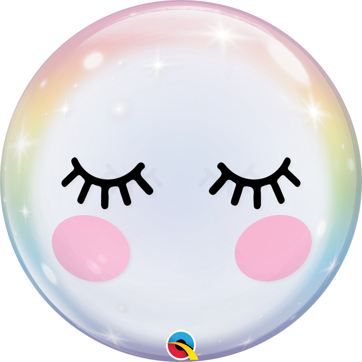 EYELASHES BUBBLE | 22 INCH QUALATEX