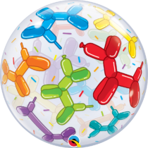BALLOON DOGS BUBBLE | 22 INCH QUALATEX