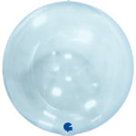 transparent blue globe 4d 15"