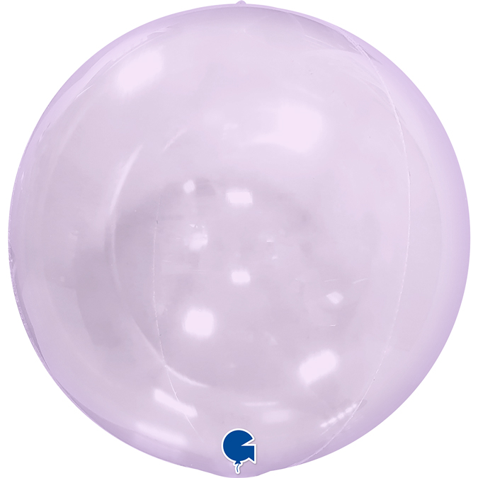 1574109SVL-Globe-15inc-Transparent-Lilac-4D transparent lilac globe 4d 15"