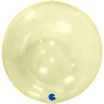 transparent yellow globe 4d 15"