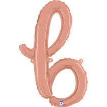 14 24 inch grabo rose gold script letter B Foil