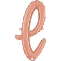 14 24 inch rose gold script letter balloon