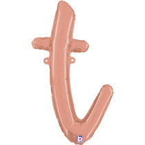 14 24 inch rose gold script letter balloon