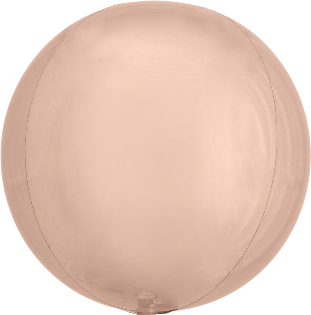 rose gold orbz xl balloon