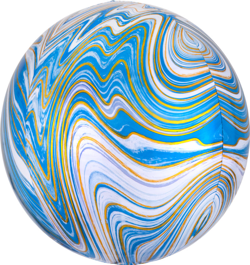 41394-blue-marblez blue marblez orbz balloon