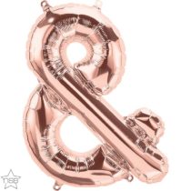 rose gold 16" & symbol balloon