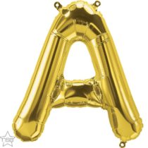 north star gold 16 inch foil letter A