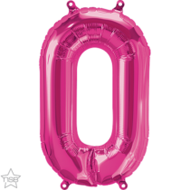 16 inch magenta letter O air fill