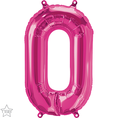59575_59576B 16 inch magenta letter O air fill