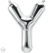 silver 16" letter Z balloon
