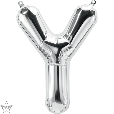 silver 16" letter Z balloon