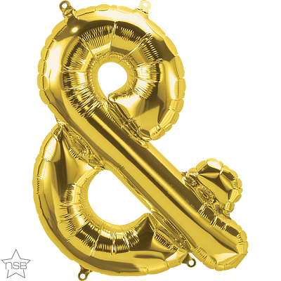 north star gold 16 inch foil symbol & balloon