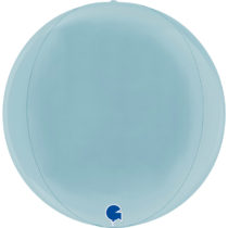 pastel blue 11" globe balloon