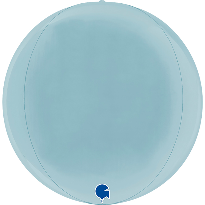 7411121PB-Globe-11inc-Pastel-Blue-4D pastel blue 11" globe balloon