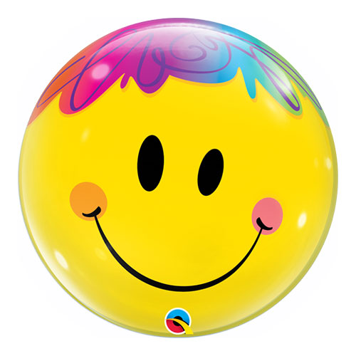 bright-smile-face-bubble-helium-qualatex-balloon-56cm-22-in-product-image BRIGHT SMILE FACE BUBBLE | 22 INCH QUALATEX